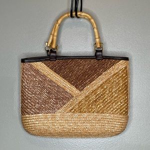 Casual , straw Hand bag,